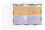Прозрачный самоклеющийся конверт для документов 180х255 (без клапана)